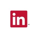 Red LinkedIn logo